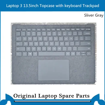 Оригиналът е За Surface Laptop 3 1867 Topcase В Събирането на Клавиатура с Трекпадом В комплект Сива 13,5 см