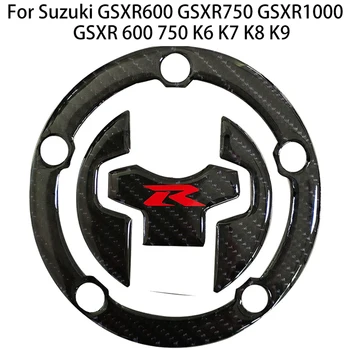 За Suzuki GSXR600 GSXR750 GSXR1000 GSXR 600 750 K6 K7 K8 K9 3D Въглеродни Влакна Резервоар на Мотоциклет Pad Газ Шапки Стикер Стикери
