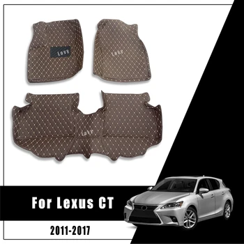 За Lexus CT 2016 2017 2015 2013 2014 2011 2012 200H Автомобилни Постелки Килими, Килими По Поръчка Седалките За Полагане на Авто Аксесоари, Интериор