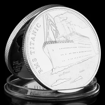 RMS Титаник Инцидент Сувенир, Айде Монети, Позлатени Предмети с Колекционерска стойност на Монетата 