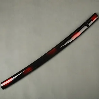 Елегантен Нож, Подходящ за Червено и Черно ръчно рисувани Дървени Труд Saya, Сабя, за Самурайского на Меча, Японската Катана, Добър Подарък SYQ16