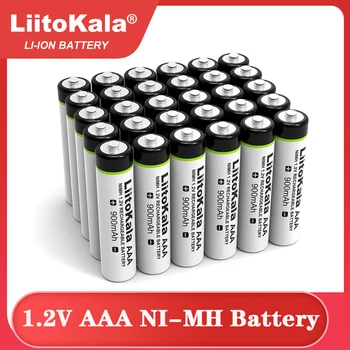 4-24 бр LiitoKala Оригинален AAA NiMH Батерия 1,2 Акумулаторна Батерия 900 mah за Фенерче, Играчки, дистанционни управления