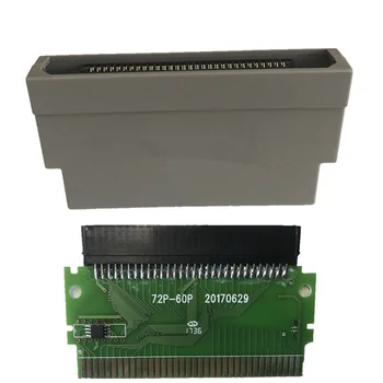 Печатна платка 60 Pin На 72 Pin Слот Касета Конвертор С Черупки за F C, за игра на карти NES клонинг console