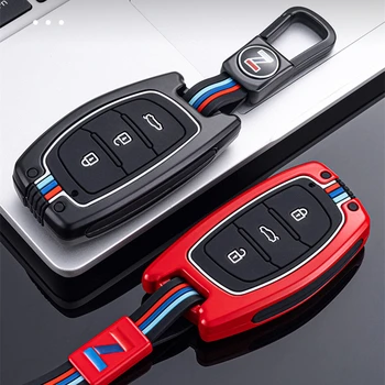 Кола Ключодържател от С сплав, Верижка за Ключове, джоб за Hyundai Tucson Elantra Sonata Ioniq 2015 2016 2017 2018 2019 2020