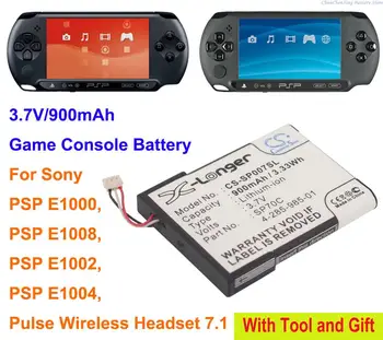 Cameron Sino 900 mah Игрова конзола Батерия SP70C за Sony Обзавеждане за PSP E1000, Обзавеждане за PSP E1002, Обзавеждане за PSP E1004, Обзавеждане за PSP E1008, Пулса Безжична Слушалка 7,1