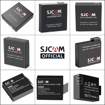 Батерия SJCAM Акумулаторна Батерия За SJCAM SJ10Pro SJ10X SJ9 SJ8 SJ6 SJ7 M20 SJ4000 SJ5000 Серия Аксесоари За Екшън камери