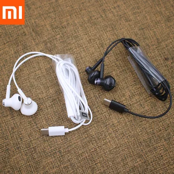 XIAOMI Mi Двойна Драйвер за USB Type C Слушалки Hi-Res Аудио Половин ушите Mi Слушалки Mi За Redmi K50, K40 Note10 Pro Mi 11 Т 10 Pro