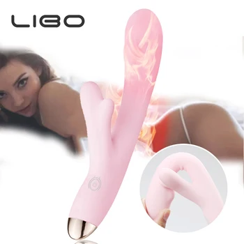 LIBO USB Акумулаторна Вибратор G Spot Силикон Стимулатор на Клитора Секс-Играчки за Възрастни, Жени, Секс на Стоки Мастурбатор