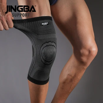JINGBA SUPPORT волейболни Спортни баскетболни коленете еластична превръзка Найлонов Компрессионный наколенник поддръжка на защита на коляното joelheira