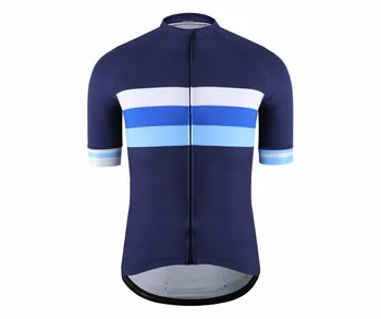 SPEXCEL Класически Дишащи меш професионални потници за колоезденето с къс ръкав, благородна велосипедна риза на сини райета, дизайн колоездене оборудване