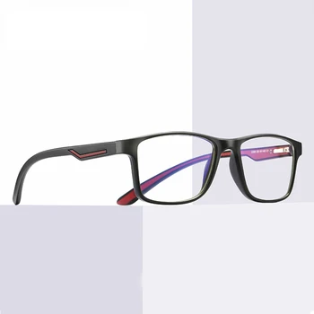 Reven2388 TR90 Квадратни Рамки За Очила Мъжки Дамски Реколта Рамки За Очила По Рецепта на Късогледство Оптични Очила синя светлина Точки