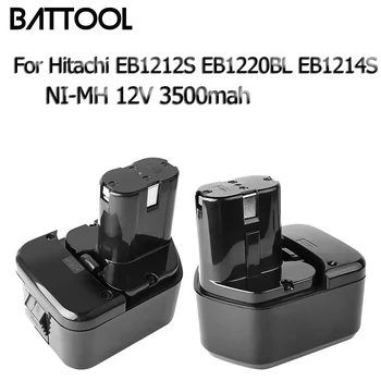 Преносимото Батерия Батерия За Hitachi EB1212S 12V 3500mAh MI-MH EB1214S EB1220BL EB1212S WR12DMR Акумулаторна Батерия