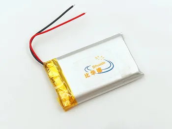li-po 3,7 В литиево-полимерна батерия 6,5*2540 652540 800 ма MP3, MP4 и GPS 6,5*25*40 мм литиева батерия малък стерео GPS