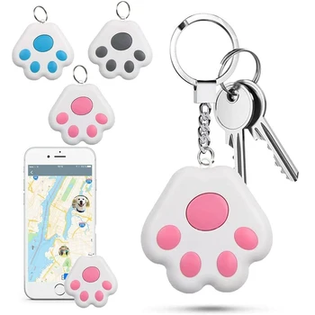 Пет Tracker Smart Mini Bluetooth GPS Анти Изгубено Устройство за Проследяване Ключодържател Куче Котка Локатор Детска Аларма Етикет на Търсещия Аксесоари