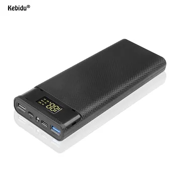 Kebidumei Двойно USB Power Bank Отделението Отделение за Зарядно Устройство За Мобилен телефон 8*18650 Притежателя на Батерията САМ Калъф За Зареждане на Калъф За Съхранение