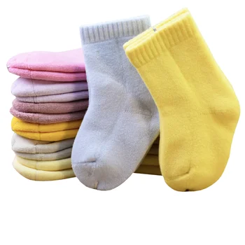 5 двойки/лот, есенно-зимни нови детски чорапи, топли детски чорапи за момчета и момичета