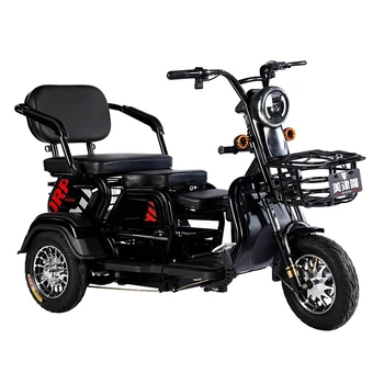 3-Колесни Електрически Скутер за Възрастните Хора 800 W 60 В 20A 8-Инчов Гума 3-Колесни Електрически Скутер за Мобилност