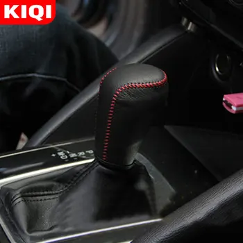 KIQI AT Кожен Калъф за писалка за превключване на предавките на превозното средство, Врати за Mazda 3 Axela Atenza CX-5 CX-4 CX-3 CX3 CX5, Автомобилна седалка