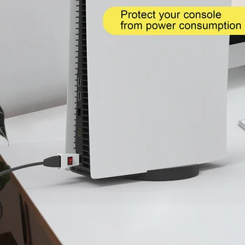 За PS5/PS4/PS4 Slim/PS3/Xbox Серия X Игрова конзола Бутон за Включване/Изключване на Захранването Адаптер Устройство за Защита От прекъсване на захранването Аксесоар