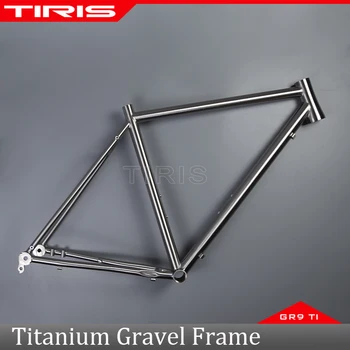 TIRIS Титановая Велосипедна Рамка Чакъл Рамка За Велокросса Touring Велосипедна Рамка 700C 29 
