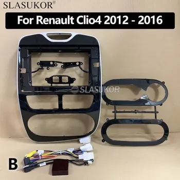 За Renault Clio4 Clio 4 2012 2013 2014 2015-2016 на Челната Рамка на 10 Инча Плейър таблото на Адаптер за Монтаж на Преходна Лента 12 Pin