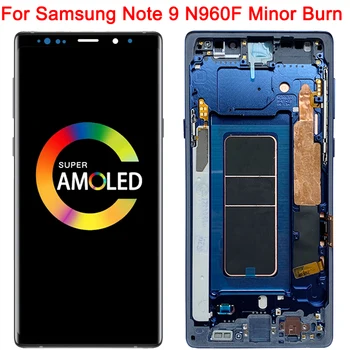 Розов Оттенък N960F Дисплей За Samsung Galaxy Note 9 LCD дисплей с панел Super Amoled Note9 SM-N960U N960F/DS N960U LCD дисплей, Сензорен Екран