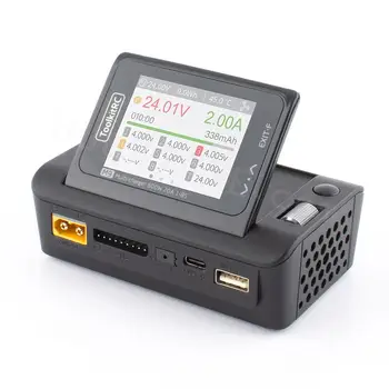 ToolkitRC M9 600 W USB Бързо Зареждане на постоянен ток Интелигентно Зарядно Устройство Регулируем Ъгъл на Екрана с функцията За Аудио 1-8 S Lipo Батерия LiHV