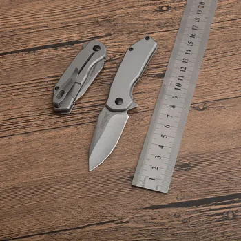 Kershaw 1375 Сгъваем Джобен нож за нощуване на открито 8CR13 острието цели стоманена дръжка ловни оцеляването на тактически ножове EDC инструменти