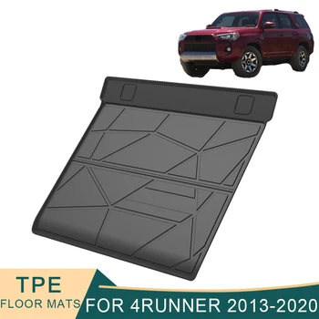 За Toyota 4Runner 2013-2020 Карго Подложка Влагозащитен TPE Нескользящие Постелки За Багажник Водоустойчив Зареждане Тава Килим За Багажника