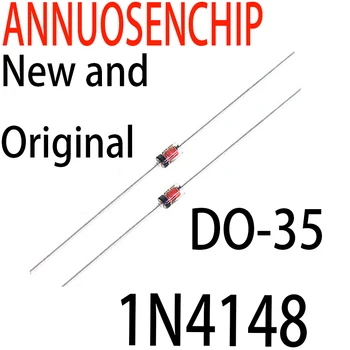 500ШТ Нов и оригинален DO-35 1N4148