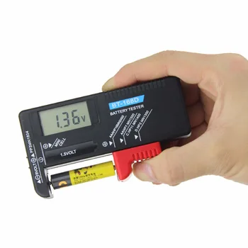 BT168D Цифров Тестер Капацитет на Батерията Интелигентен Електронен Индикатор за измерване на 9 В 1,5 AA AAA C D Батерии