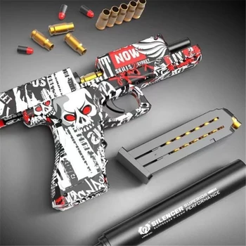 Глок M1911 Графити Играчки Пистолет Количеството на Черупката Страйкбол Пистолет Мека Куршум За Момчета И Момичета Спорт На Открито CS Стрелба с Пистолет