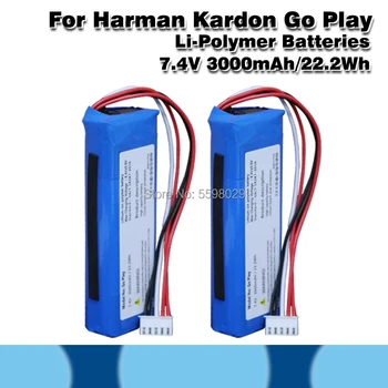 7,4 По 3000 ма За мини-Плейър Harman Kardon Go Play Новите Литиево-Полимерни Акумулаторни Батерии Подмяна на