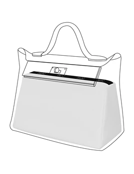 Възглавница-подложка за чантата DGAZ е подходящ за нея-мон 24/24-Чанта mini / 29 / 35, пяна с памет ефект, Отразител на копринена възглавница за луксозни чанти