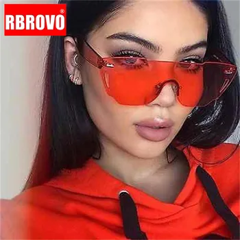 RBROVO 2021 Цели Слънчеви очила Дамски Маркови Дизайнерски Луксозни Мъжки/Дамски Слънчеви Очила Класически Vintage слънчеви Очила за пазаруване UV400