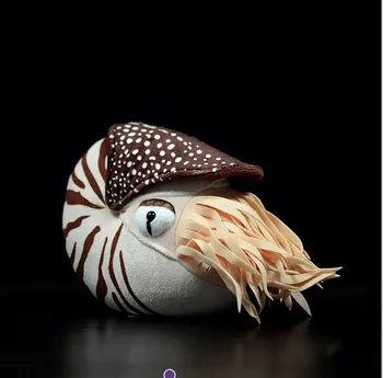 Безплатна Доставка Реалистичен Плюшено Камерен Nautilus Плюшена Играчка Мека Морски Живот Играчки, Подаръци За Деца, Детски