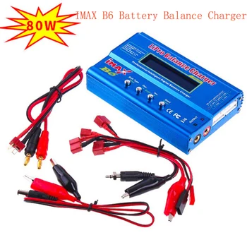 Зарядно iMax B6 Balance 80 W 6A макс с адаптер за захранване 12v 5A Модел Li-Po/Life/Ni-MH/Li-lon/Ni-Cd/PB Зарядно устройство