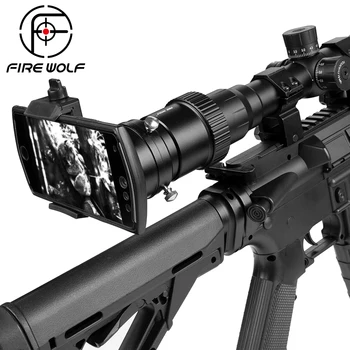 Система за Закрепване на Смартфон Fire Wolf Ловен Оптичен Мерник Стреля Адаптер за Прикрепване Поглед Пневматичен Пистолет Увеличаване на Дисплея Поглед